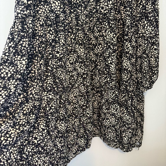 Ulla Popken Plus Size Black Cream Print Tunic Dress – 28/30 scarf not included - Picture 4 of 9